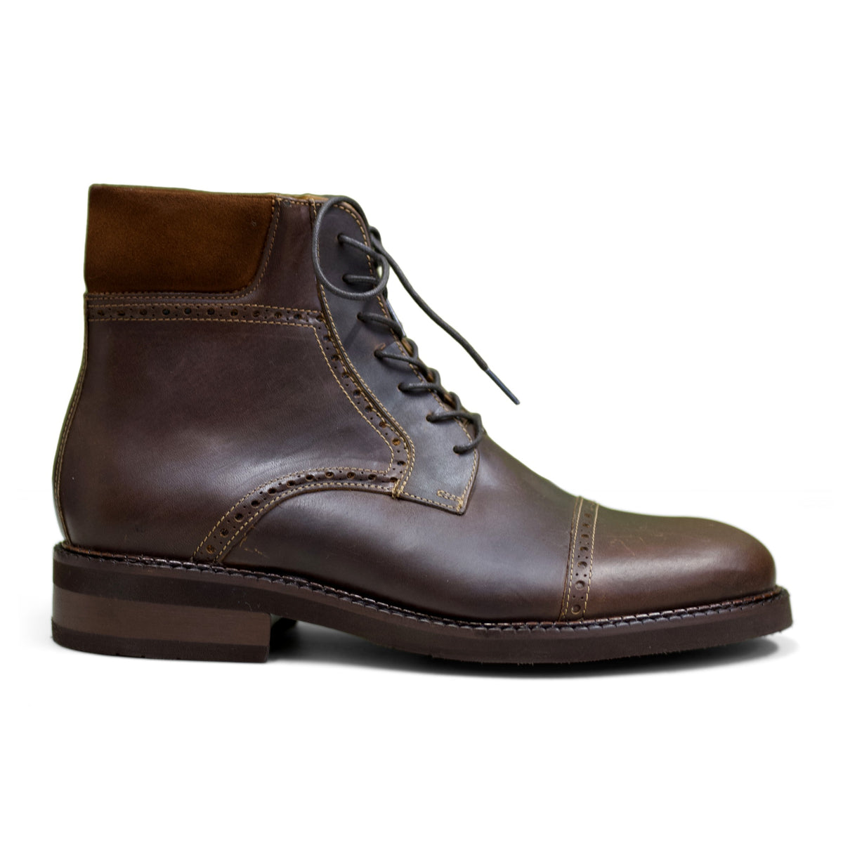 ODISEA Variwax Honey, bota de agujetas, vista lateral