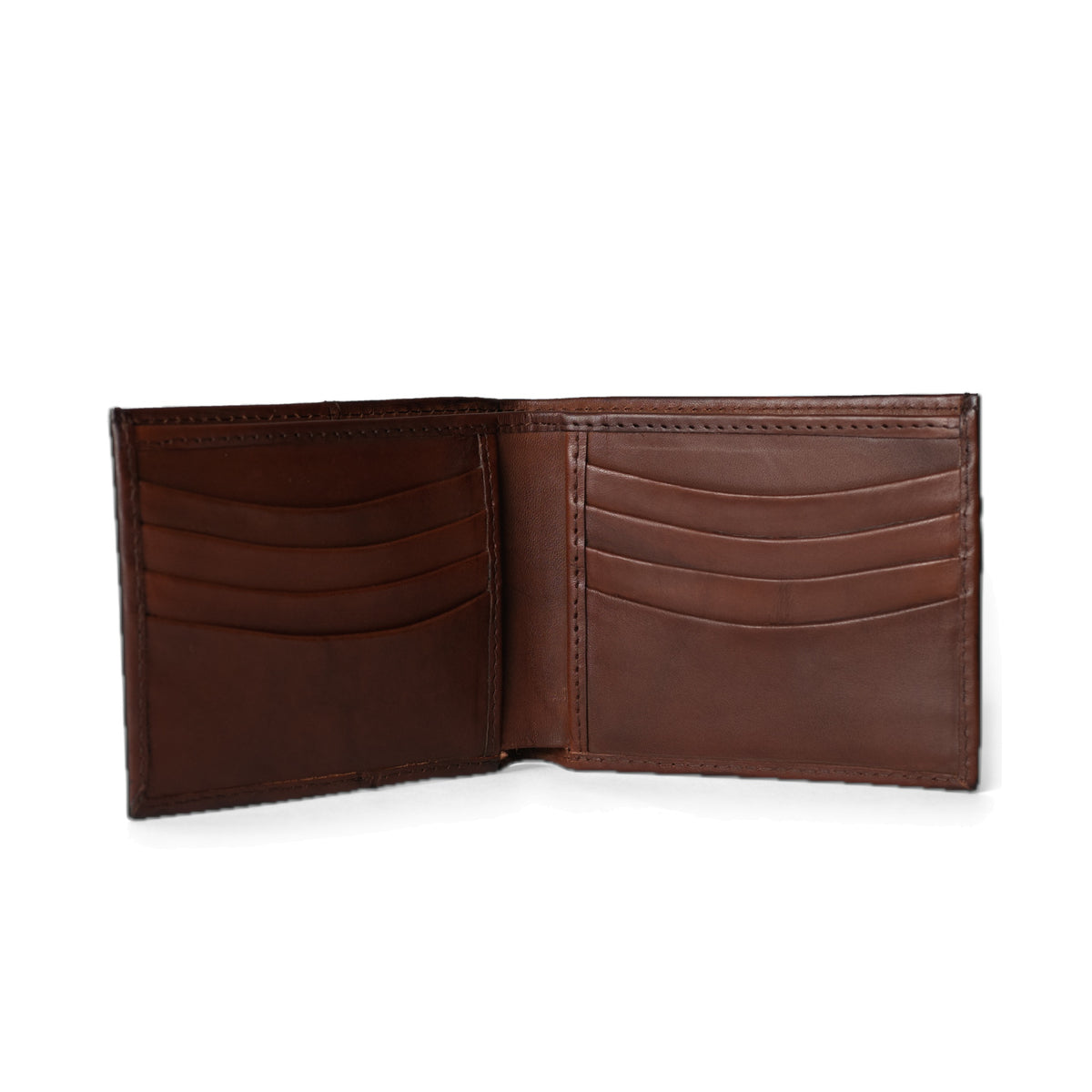 Cartera Clasic abierta, ocho ranuras para tarjetas