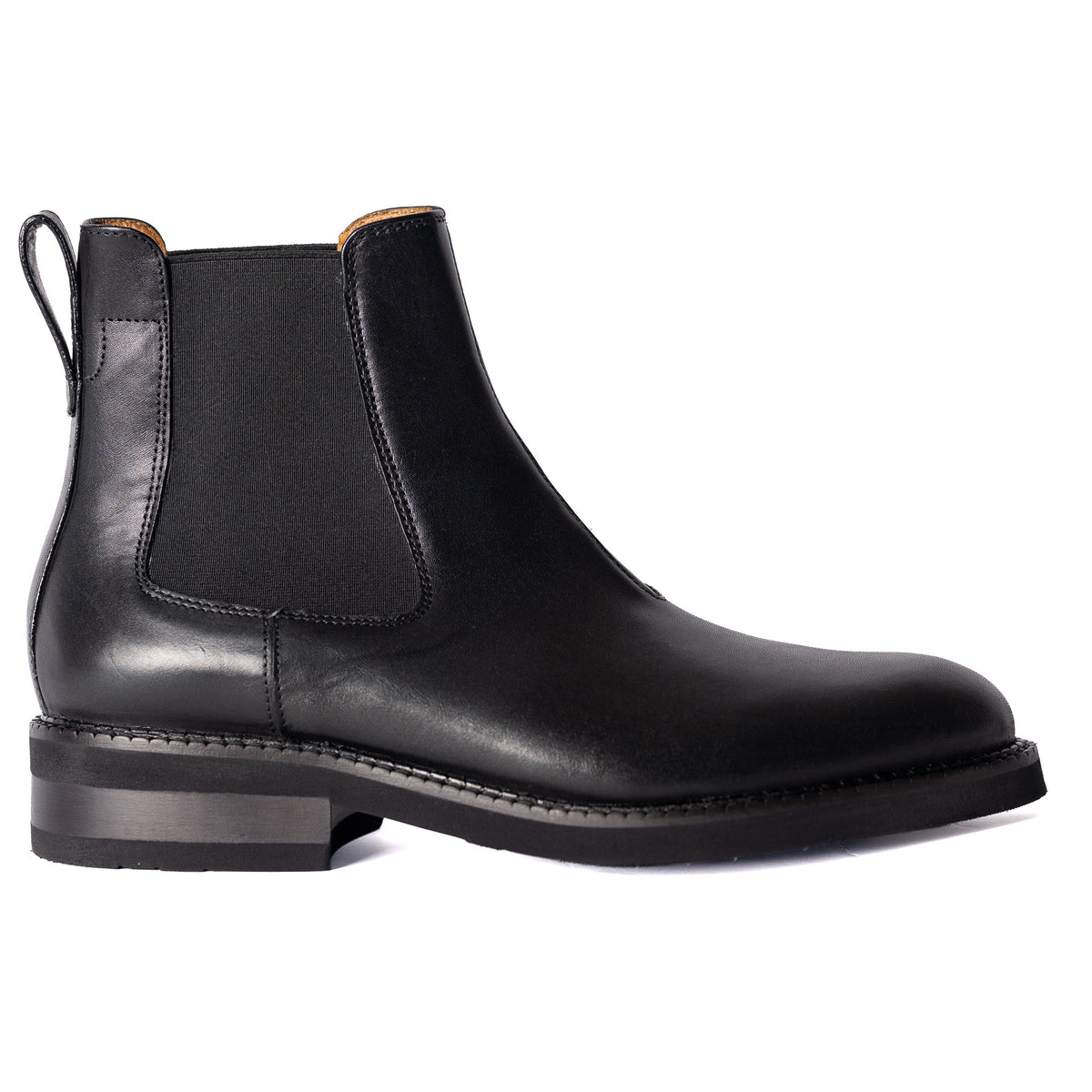NIMBO negro, bota Chelsea, vista lateral