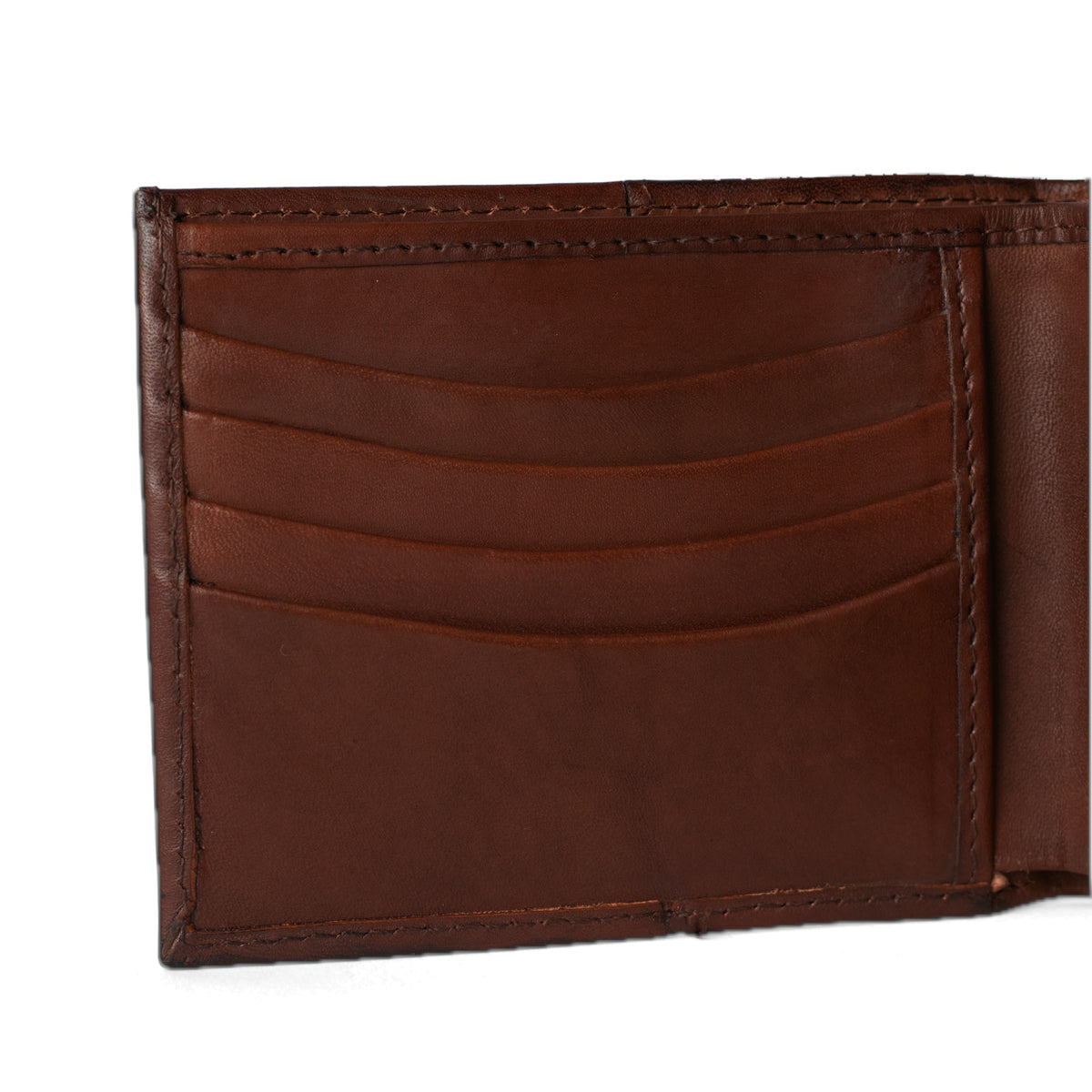 Cartera Clasic, detalle de las ranuras interiores
