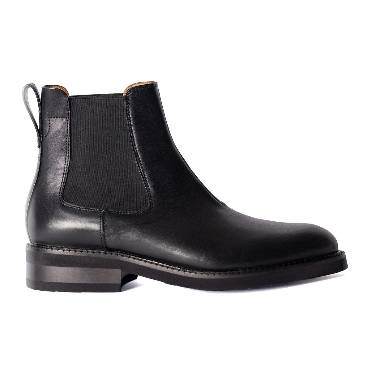 NIMBO negro, bota Chelsea, vista lateral